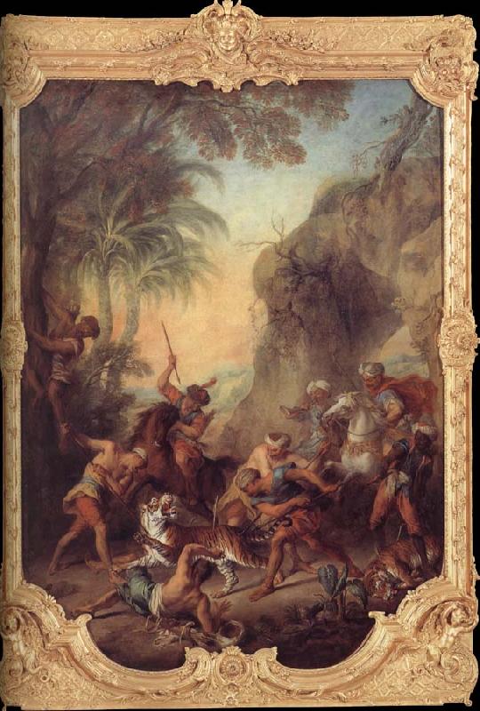 Nicolas Lancret Tiger Hunt